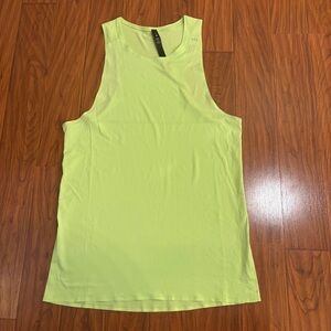 Lululemon Lime Green Tank Top Mens XS